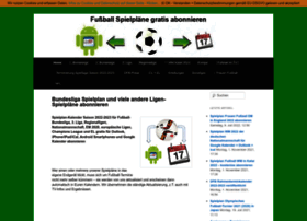 fussball-spielplan.info