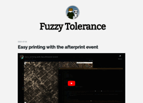 Fuzzytolerance.info