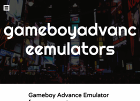 Gameboyadvanceemulators.wordpress.com