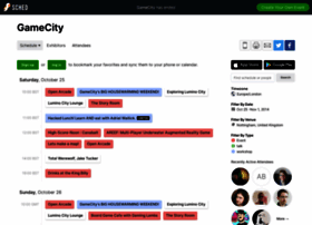 Gamecity2014.sched.org