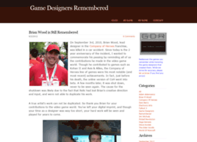 Gamedesignersremembered.com