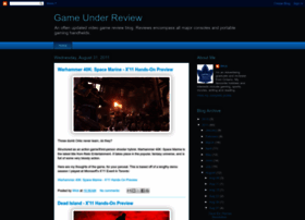 Gameunderreview.blogspot.com