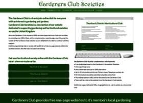Gardenersclubsocieties.co.uk