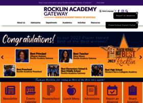 Gateway.rocklinacademy.com