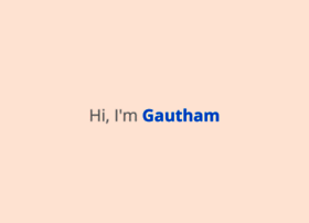 Gauthamyerroju.com