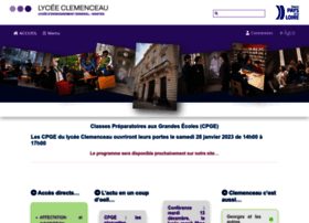 gclemenceau.e-lyco.fr