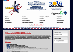 Gecco-2016.sigevo.org