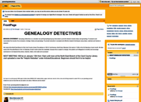 Genealogydetectives.pbworks.com