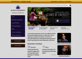 Generosityresearch.nd.edu