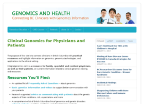 genomicsandhealth.com