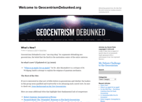 Geocentrismdebunked.org