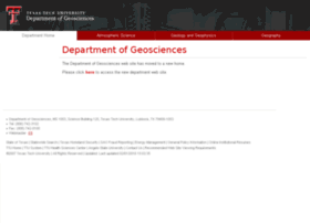 Geosciences.ttu.edu