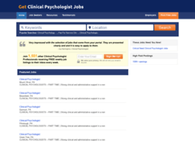 getclinicalpsychologistjobs.com