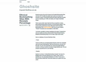 Ghoshsite.wordpress.com