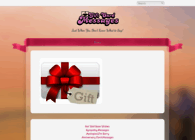 giftcardmessages.com