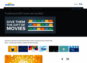 Giftcards.cineplex.com