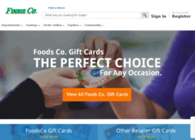Giftcards.foodsco.net