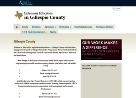 Gillespie.agrilife.org