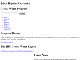 Globalwater.jhu.edu