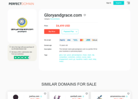 Gloryandgrace.com