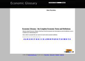 Glossary.econguru.com