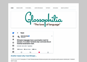 Glossophilia.org