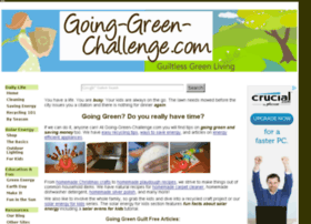 Going-green-challenge.com