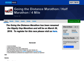 Goingthedistancemarathon.itsyourrace.com