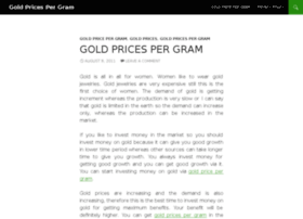 goldpricespergram.net