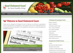goodcholesterolcount.com
