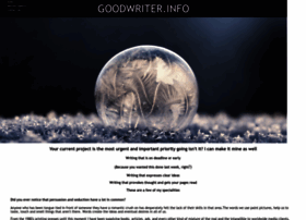 Goodwriter.info