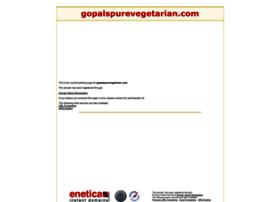 Gopalspurevegetarian.com