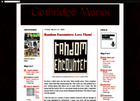 Gothridgemanor.blogspot.com