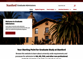 gradadmissions.stanford.edu