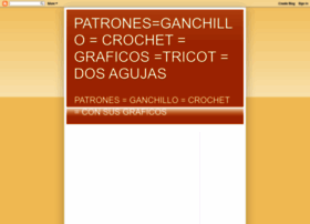 graficos-patrones-crochet-tricot.blogspot.com