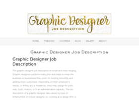 graphicdesignerjobdescription.com