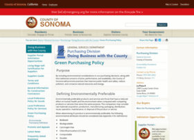 Green-purchasing.sonoma-county.org