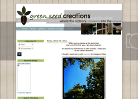 Greenseedcreations.blogspot.com