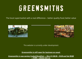 Greensmithsfood.co.uk