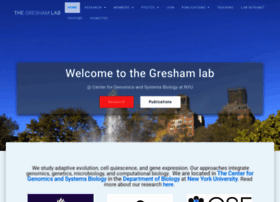 Greshamlab.bio.nyu.edu