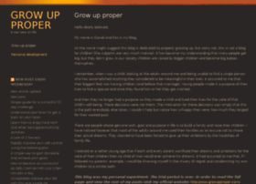 Growupproper.wordpress.com