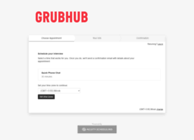Grubhub.acuityscheduling.com