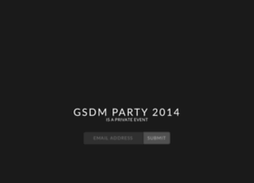Gsdmparty2014.splashthat.com