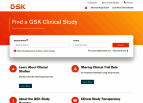 gsk-clinicalstudyregister.com