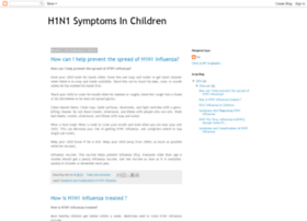 H1n1symptomsinchildren.blogspot.com