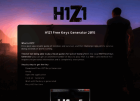 H1z1keysgenerator.blogspot.com