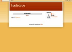 hadeteve.blogspot.com
