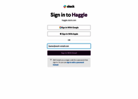 Haggle.slack.com