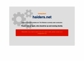 haiders.net