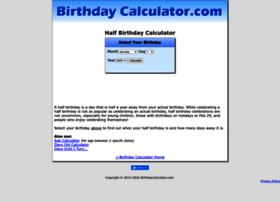 halfbirthdaycalculator.com